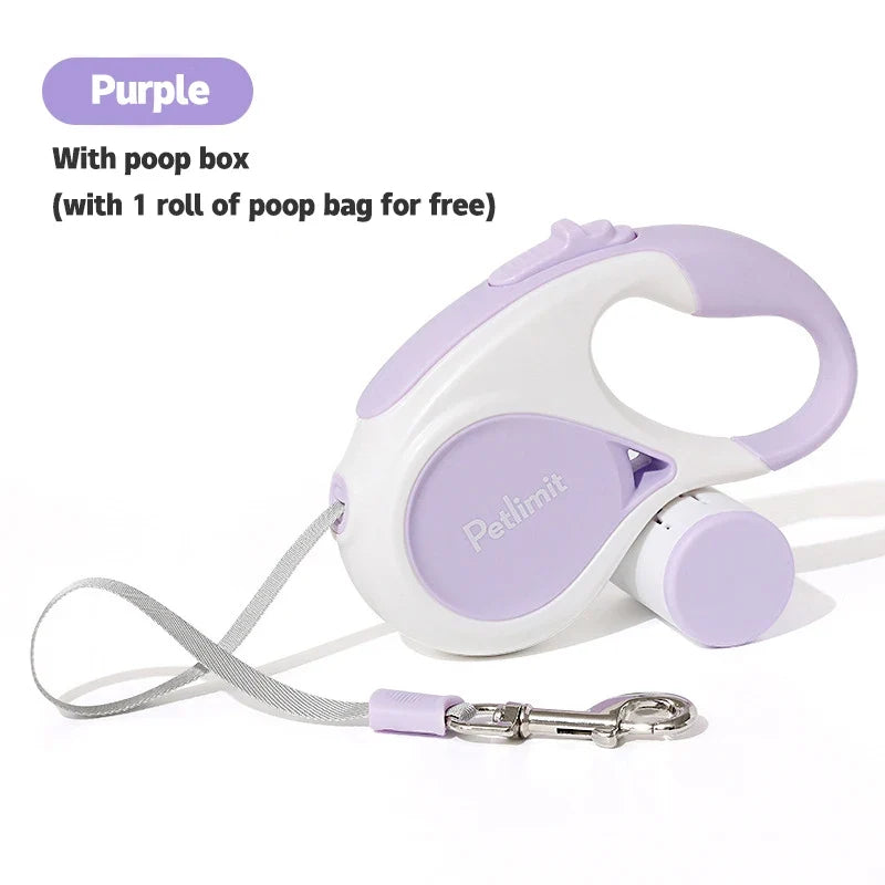 Automatic Retractable Dog Leash 3m 5m Extendable Rope – 3 Colors