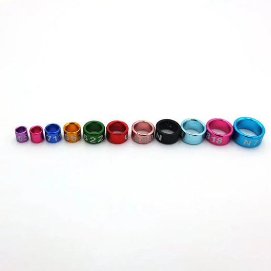 50PCS Randomly Numbered Aluminum Closed Bird - ProPawPet.com