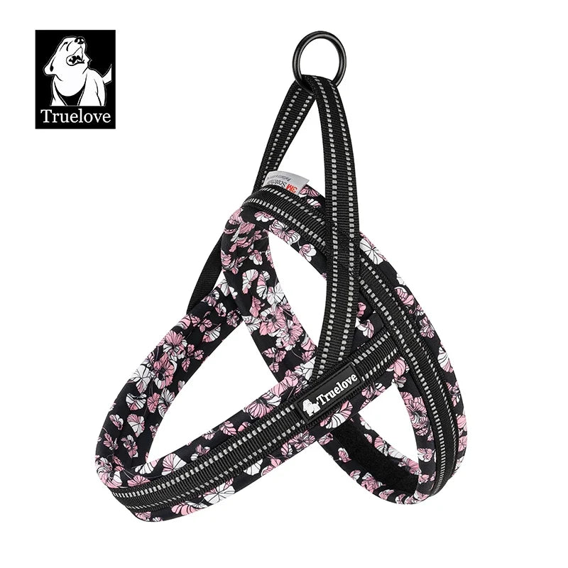 Truelove Floral Printing Mesh Padded Harness - ProPawPet.com