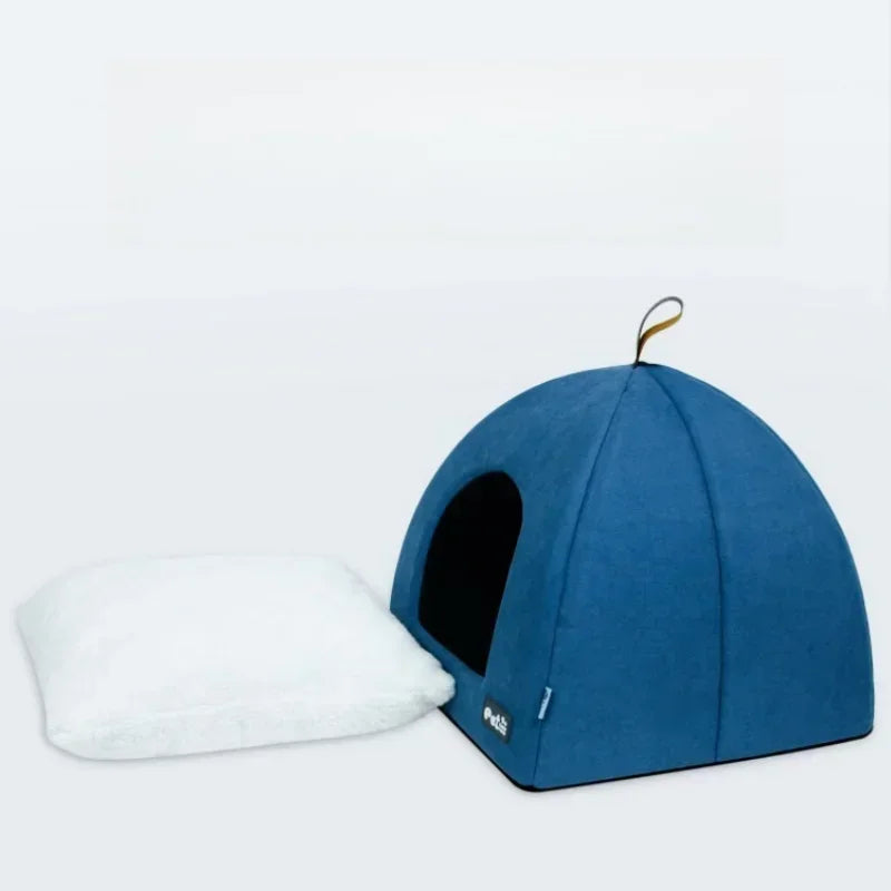 Winter Warm Pet Cave Bed Cat House Tent Soft - ProPawPet.com
