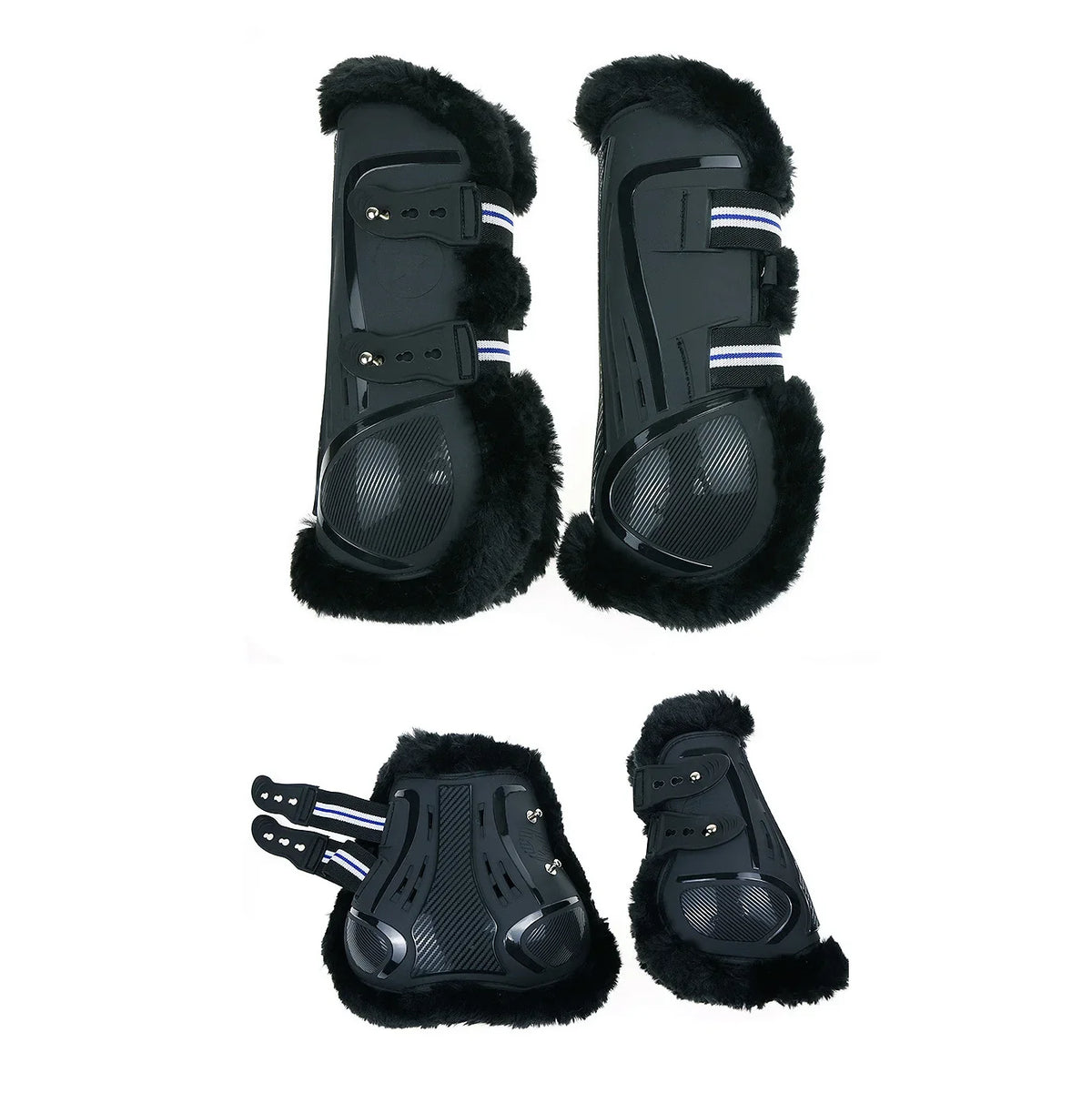 2/4Pcs Horse Tendon Boots PU Padding With - ProPawPet.com