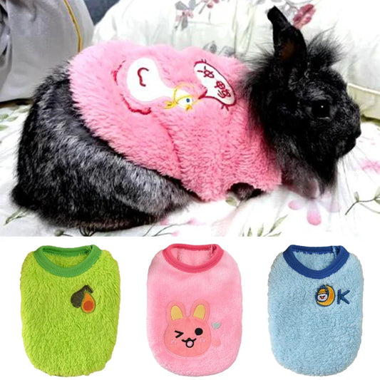 Warm Fleece Rabbit Guinea Pig Clothes Cute - ProPawPet.com