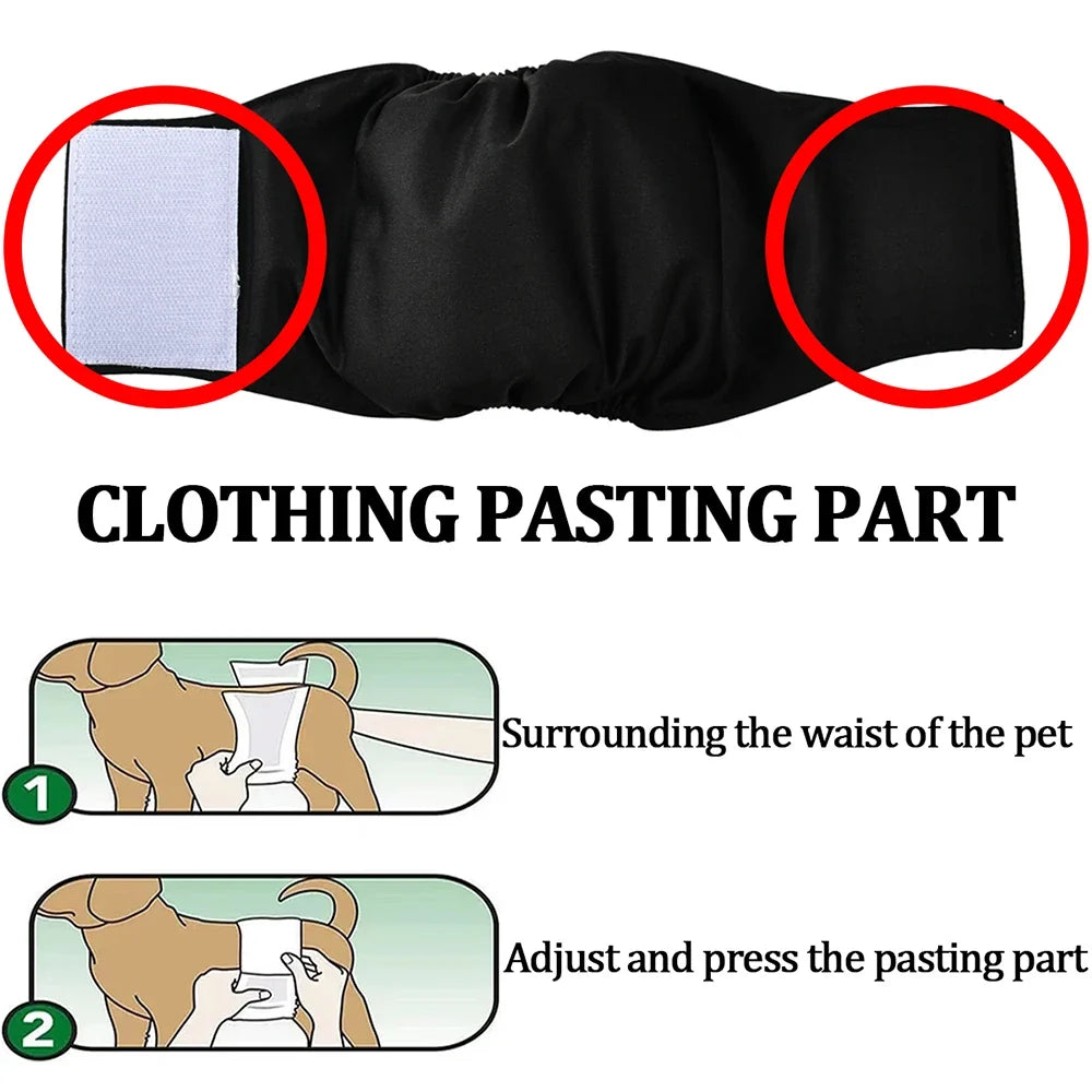 3pcs Reusable Belly Band for Male Dogs - ProPawPet.com