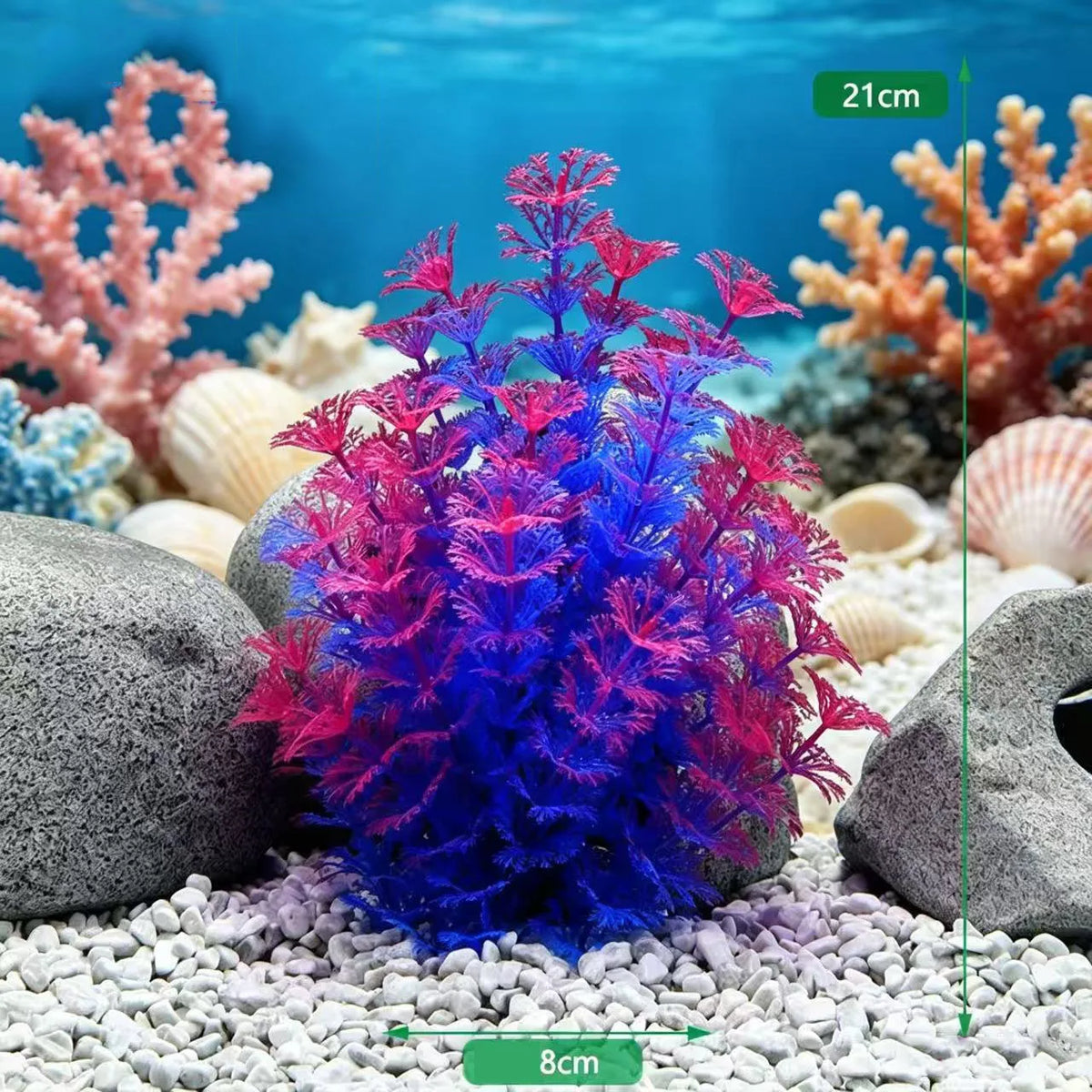 Plastic Artificial Aquarium PVC Plants - ProPawPet.com