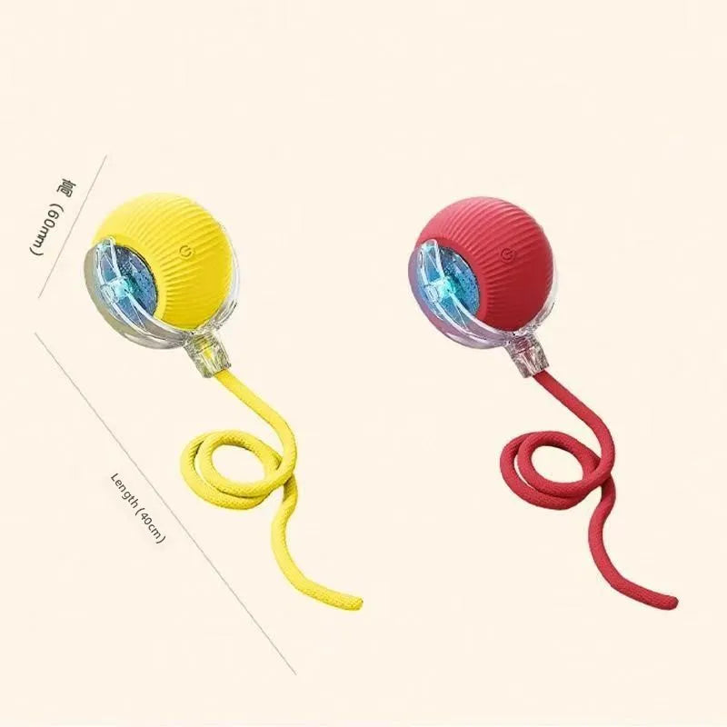Silicone USB Rechargeable Smart Cat Plaything Ball – Balls, Ropes & Fetch Toys