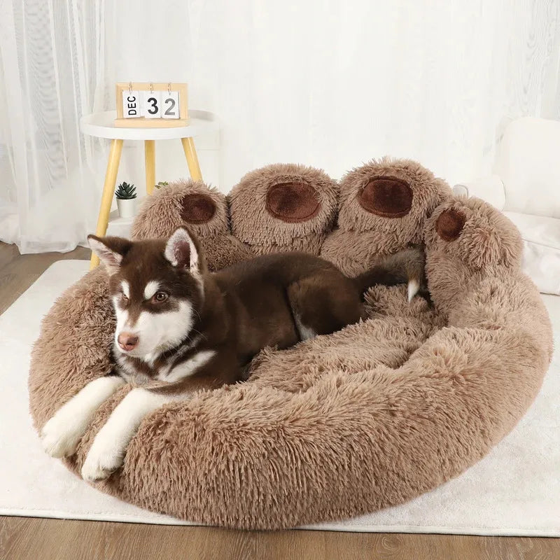 Fluffy Dog Bed Winter Warm Large Pet - ProPawPet.com