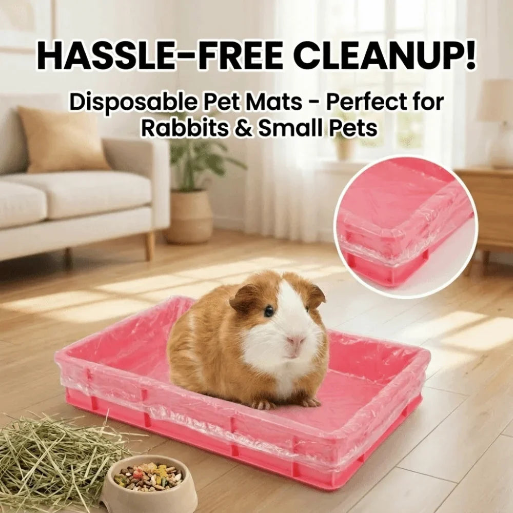 50Pcs Disposable Rabbit Cage Tray Cover - ProPawPet.com