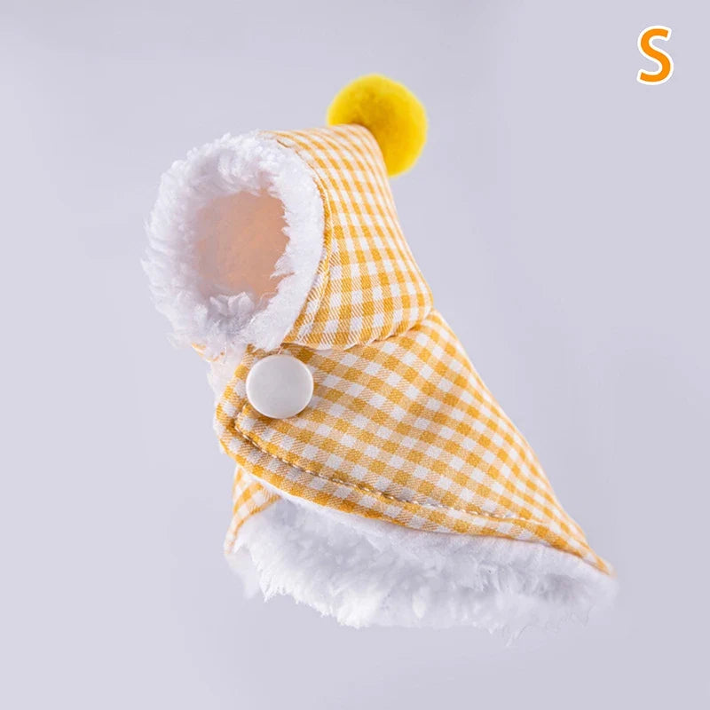 1XAutumn Winter Warm Bird Clothing Cute Colourful Cape Dress – 8 Colors