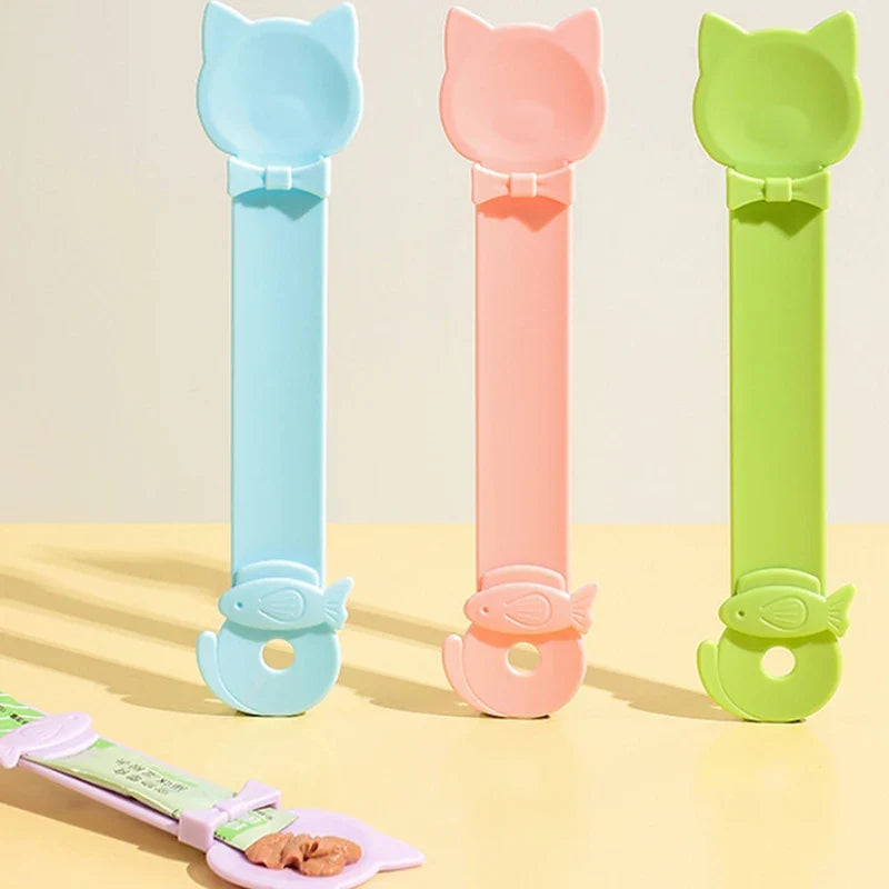 Cat Strip Feeder Spoon Long Handle Cat Food - ProPawPet.com
