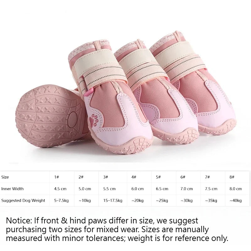 4pcs/set Waterproof Pet Dog Shoes for Summer - ProPawPet.com