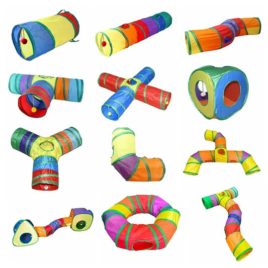 Polyester+Steel Wire Cat Tunnel Tube - ProPawPet.com
