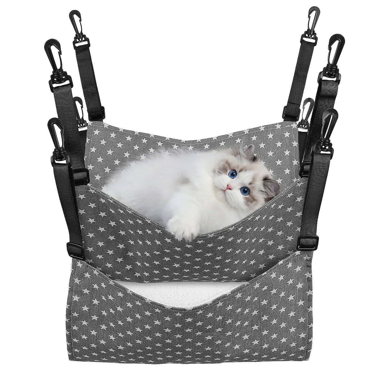 Cat Hammock Hanging Bed 2 Pack Adjustable - ProPawPet.com
