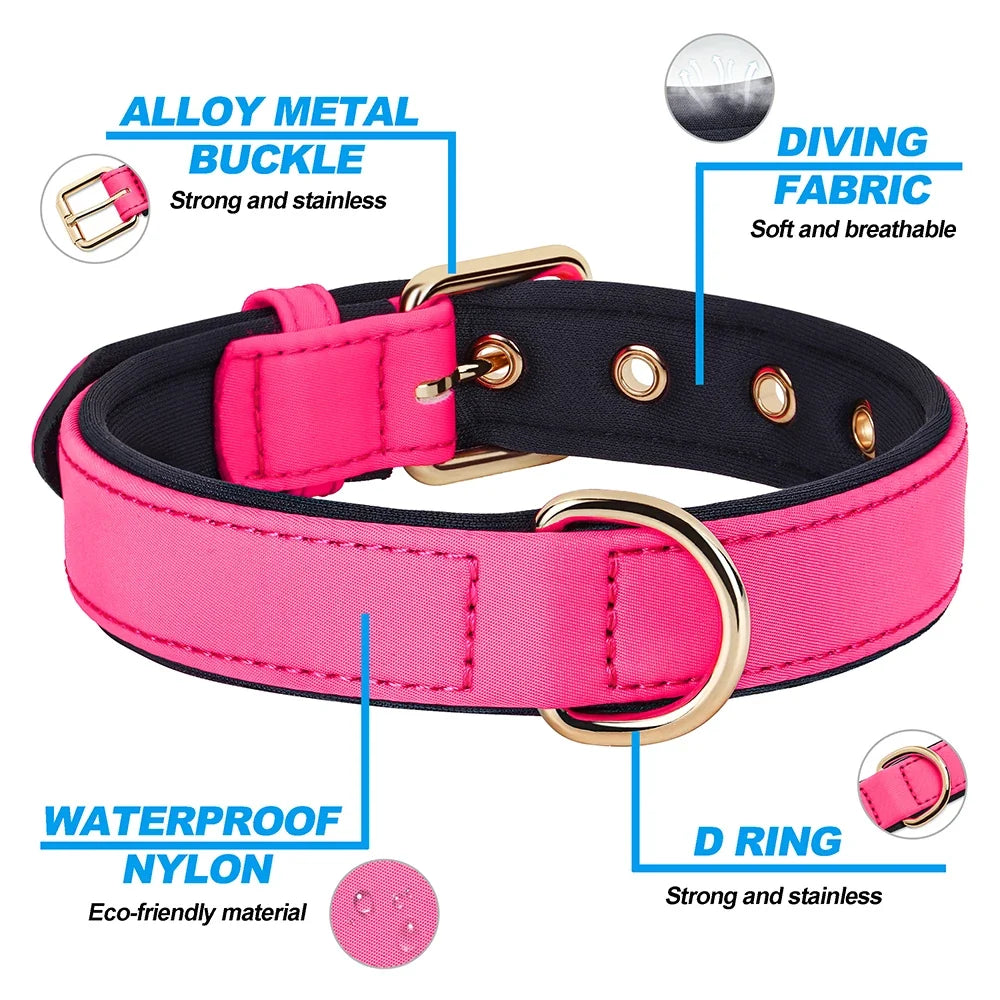 8 Colors Dog Collar Waterproof Nylon Dog - ProPawPet.com