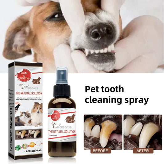 30ml Pet Tooth Cleaning Spray Dogs Remove - ProPawPet.com