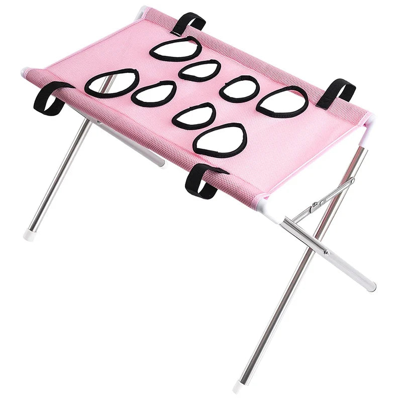 Breathable Foldable Dog & Cat Grooming Hanging Bed with Stand – Dog Beds & Mats