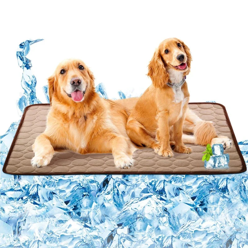 Summer Cool Pet Mat, Ice Silk Breathable Cat - ProPawPet.com