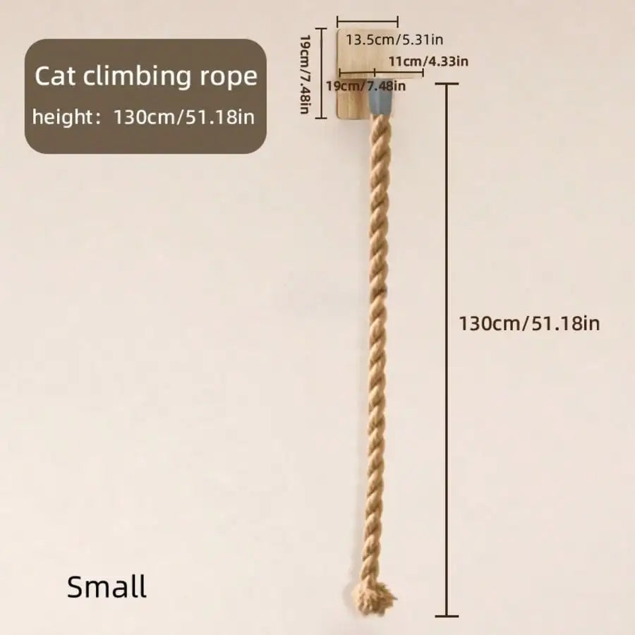 Wall Mounted Cat Sisal Rope, Durable