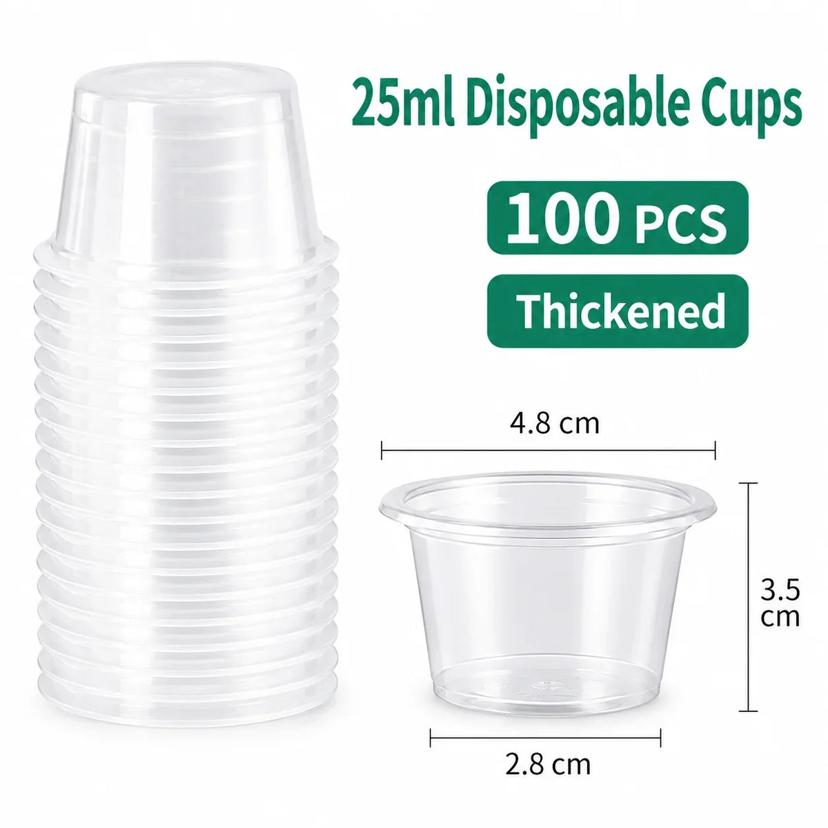Magnetic Reptile Feeding Dish with 25ml Cups – 3 Colors