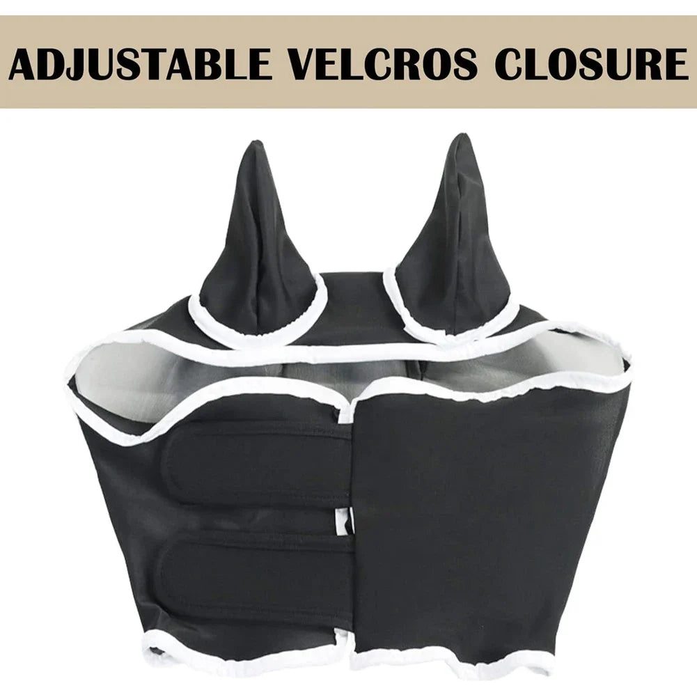 Anti Mosquito Mask Ear Protection Horse Face - ProPawPet.com