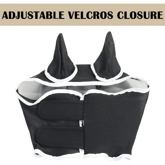 Anti Mosquito Mask Ear Protection Horse Face - ProPawPet.com
