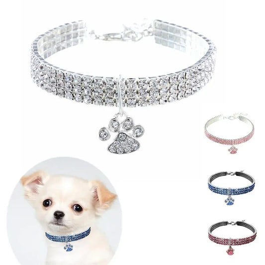 Pet Collar Diamond-studded Mixed-color Cat - ProPawPet.com