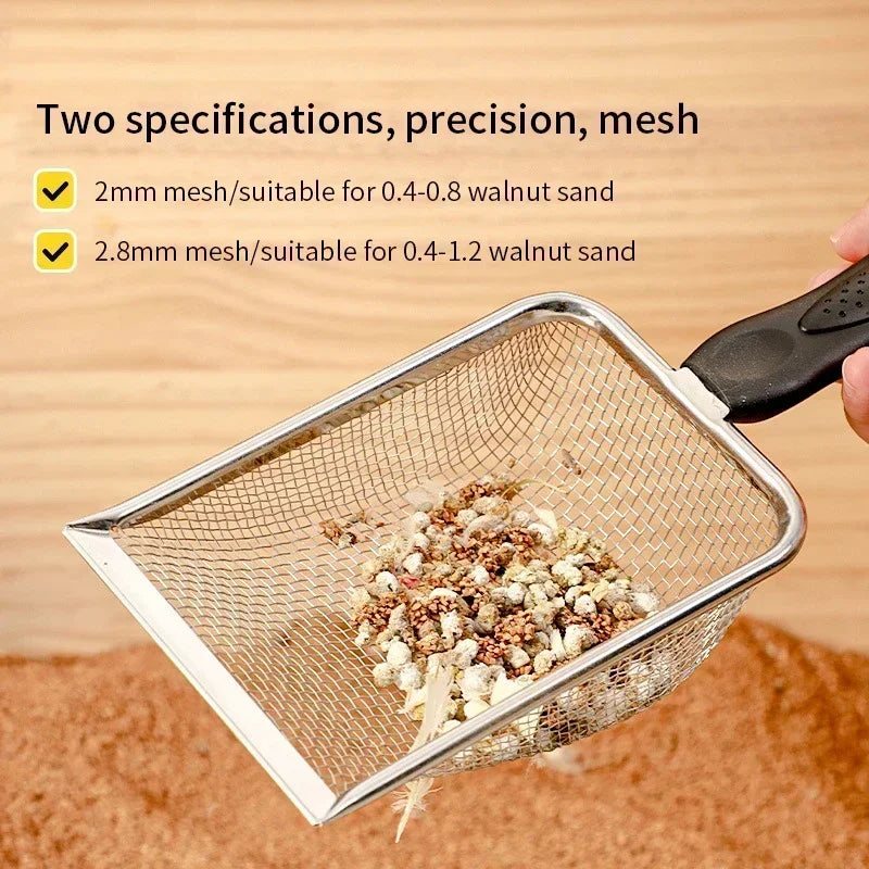 Cat Litter Shovel Stainless Steel Reptile - ProPawPet.com