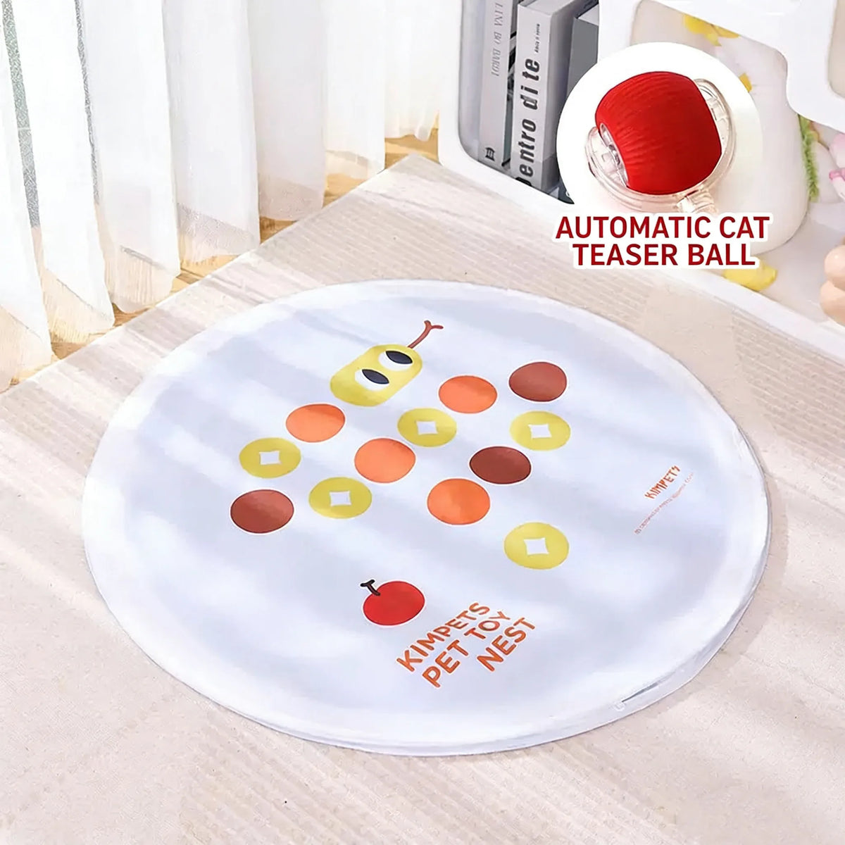 Cat Plaything Hunting Cover, Electric Interactive Ball