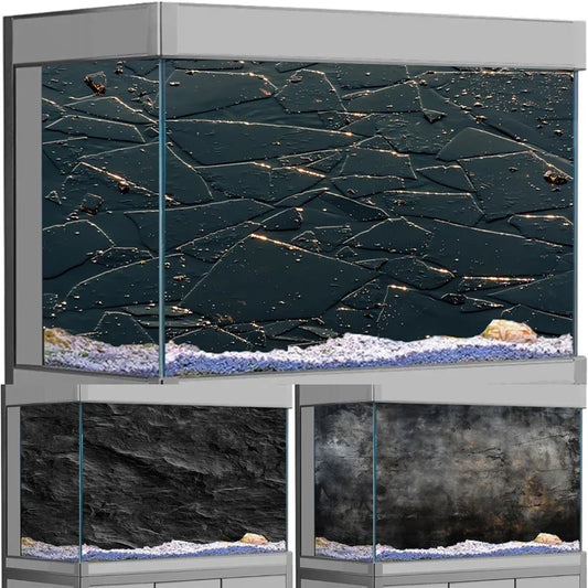 Fish Tank Decor Aquarium Background Sticker, - ProPawPet.com