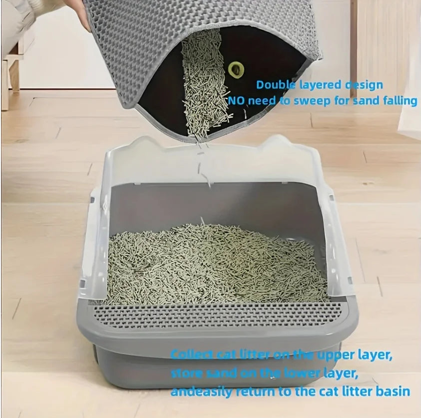Cats Litter Mat Double Layer 2 Layer Non - ProPawPet.com