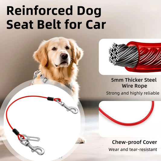 Chew-Proof Pet Car Safety Belt Dog Car - ProPawPet.com