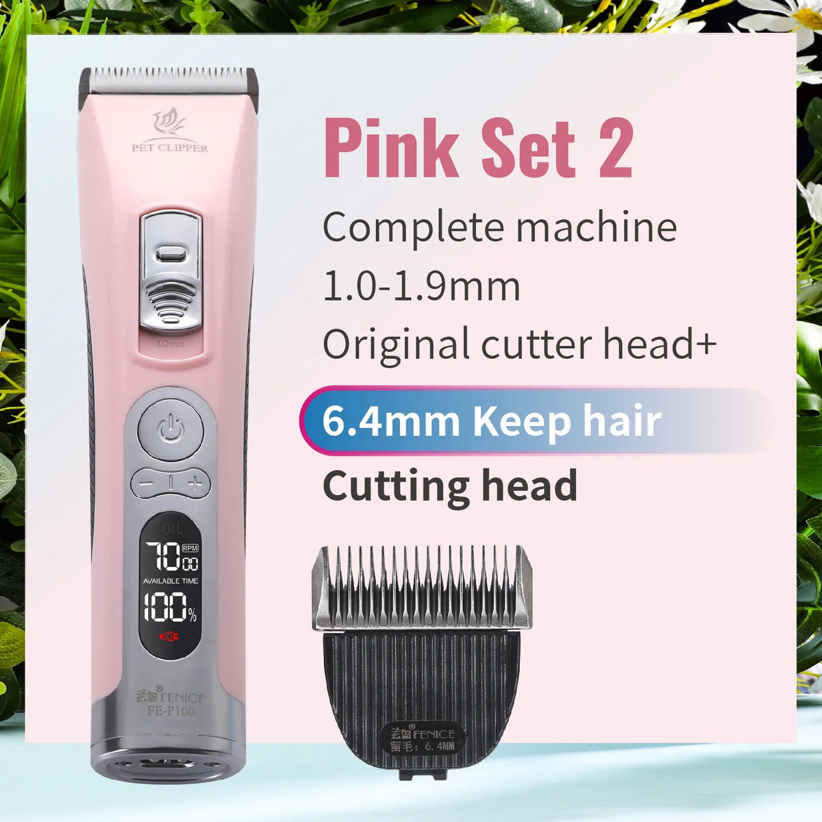 Rechargeable Fenice Electrical Pet Clipper – Dog Supplies
