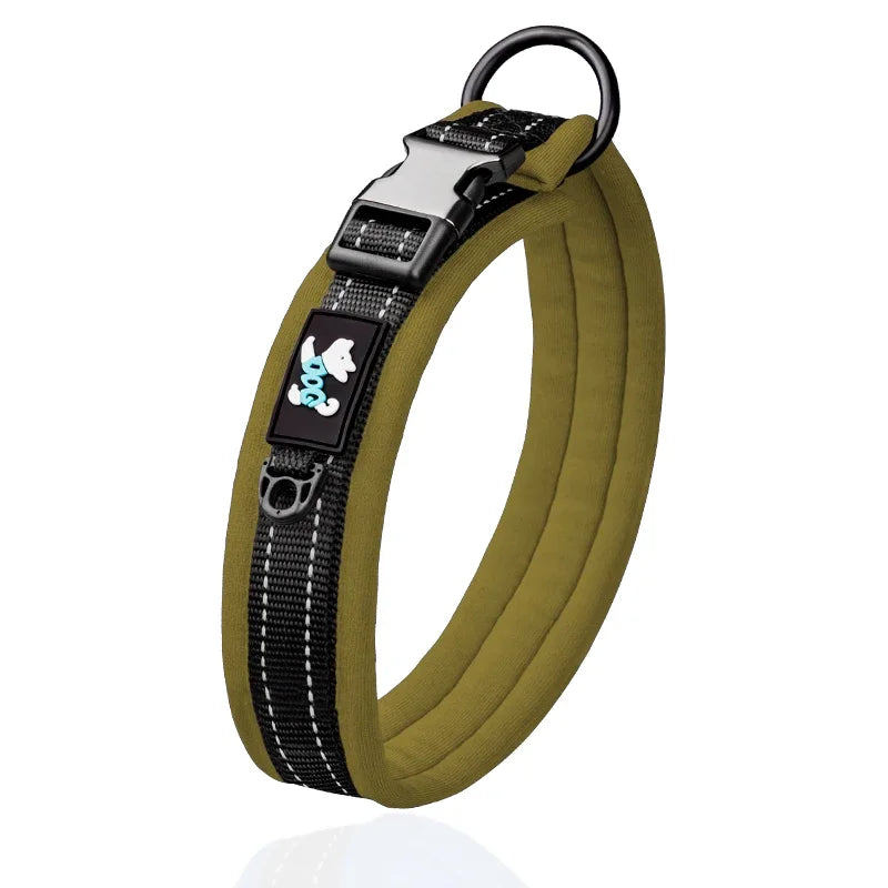 Adjustable Mesh Padded Pet Dog Collar Custom - ProPawPet.com