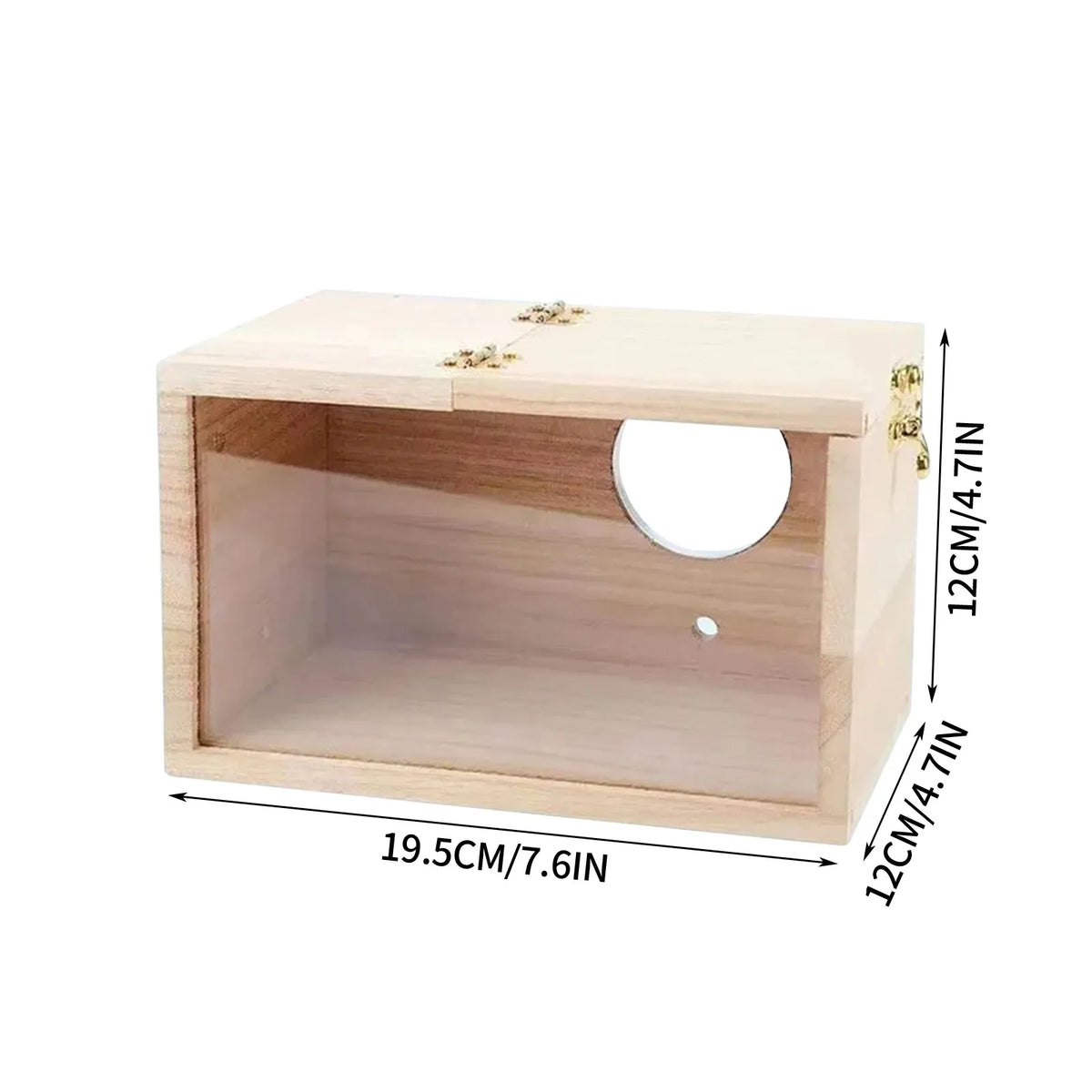 Transparent Design Parakeet Cockatiel Bird Home – 4 Colors