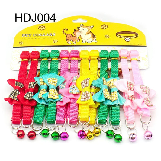 12PCS Pet Supplies Cartoon Print Collar with - ProPawPet.com