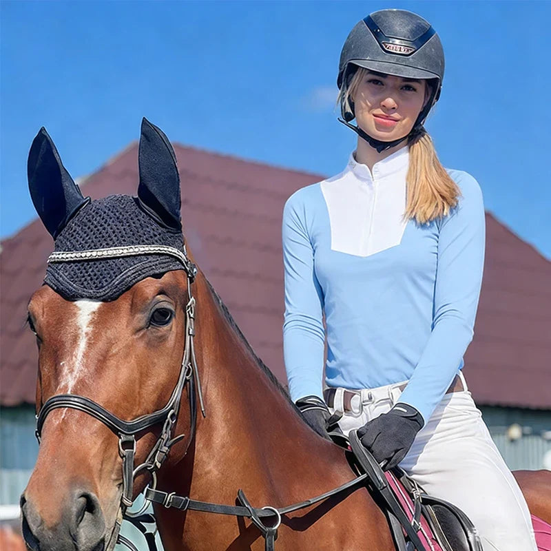 M LOGO Horse Riding Base Layer T-Shirts - ProPawPet.com