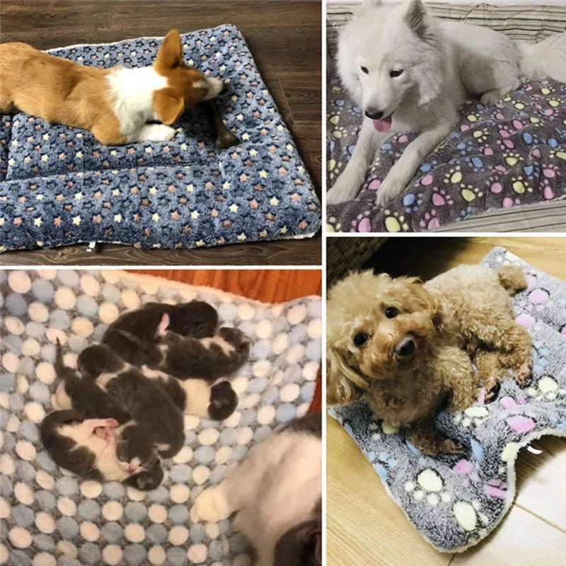 Flannel Pet Sleeping Mat Dog Bed Cat Litter - ProPawPet.com