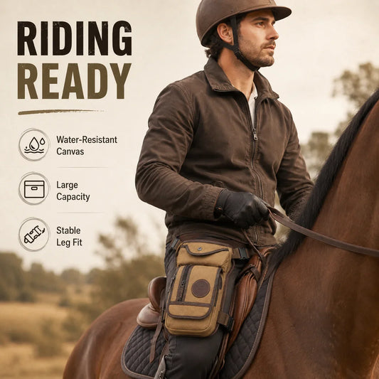 Portable Horse Riding Leg Bag Canvas Nylon - ProPawPet.com