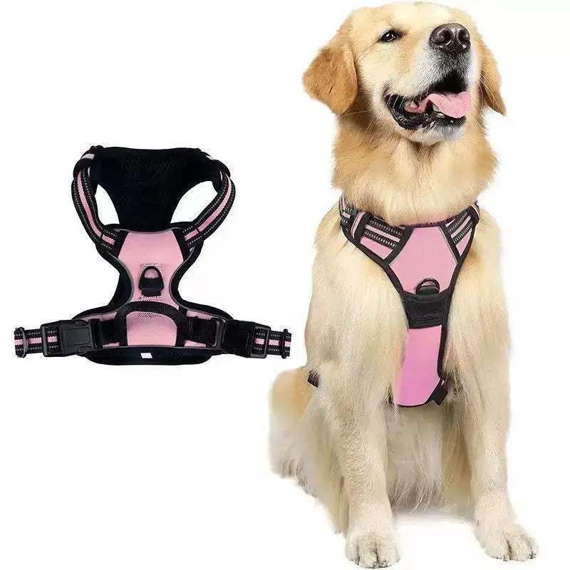 Reflective Adjustable Breathable Vest Chest - ProPawPet.com