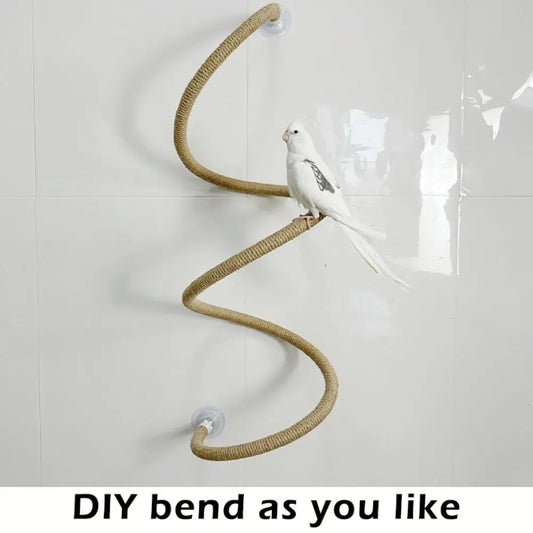 Durable DIY Bendable Parrot Perch Non-slip - ProPawPet.com