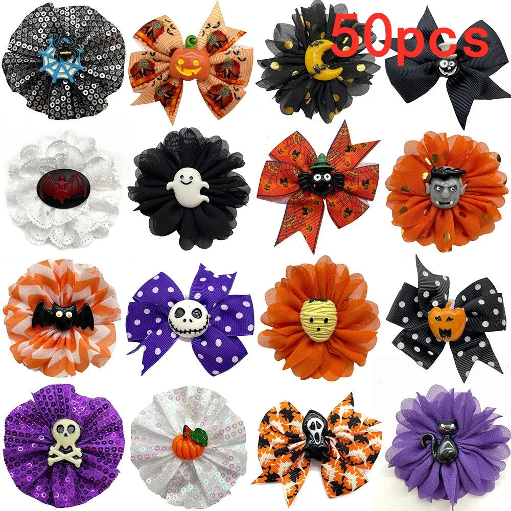 30 Halloween Dog Bow Tie Removable Collar – Dog Supplies