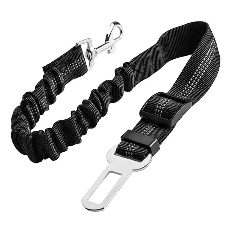 Dog Car Safety Belt with Damping, Reflective