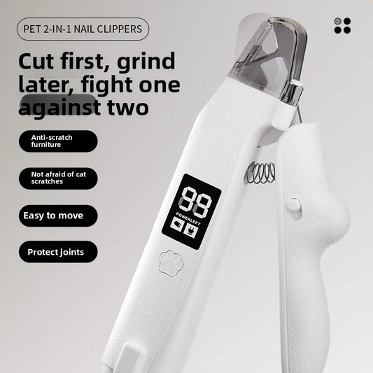 2 in 1 Pet Nail Clipper, Cat Dog Nail - ProPawPet.com