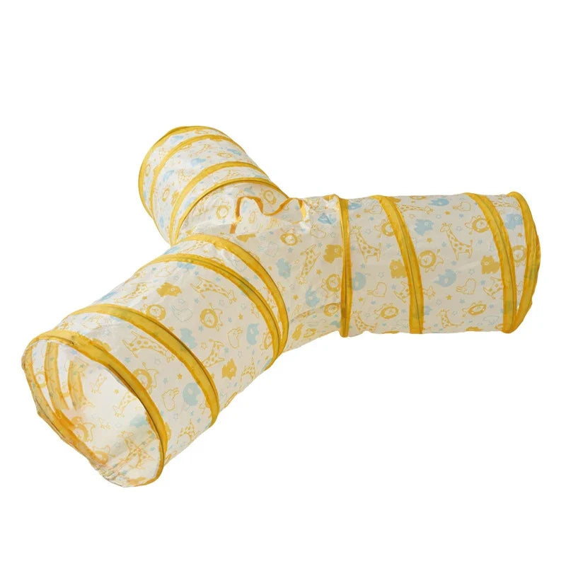 Collapsible Pet Cat Rainbow Tunnel - ProPawPet.com