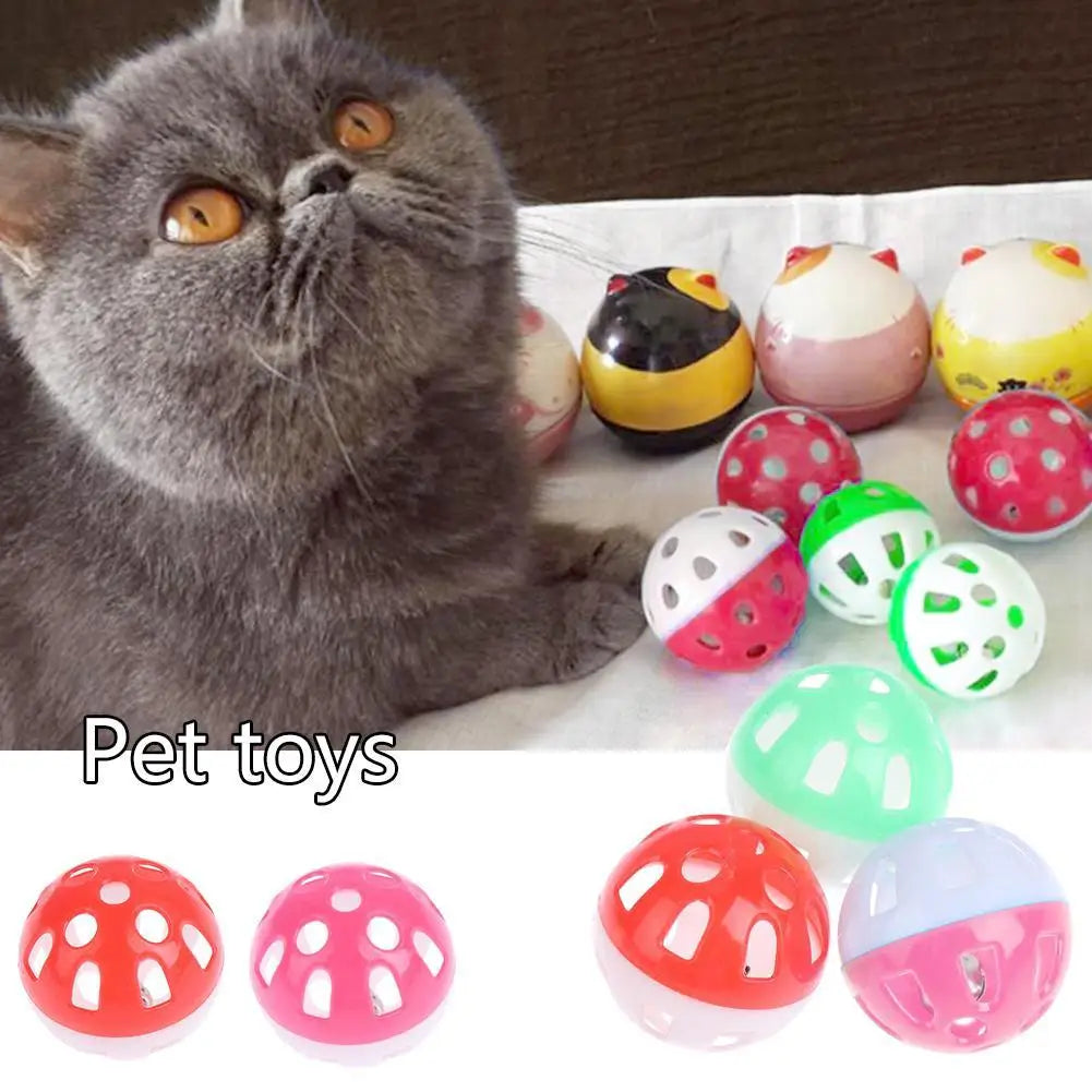 3/5PCS New Cat Toy Balls Pet Cat Kitten Play - ProPawPet.com
