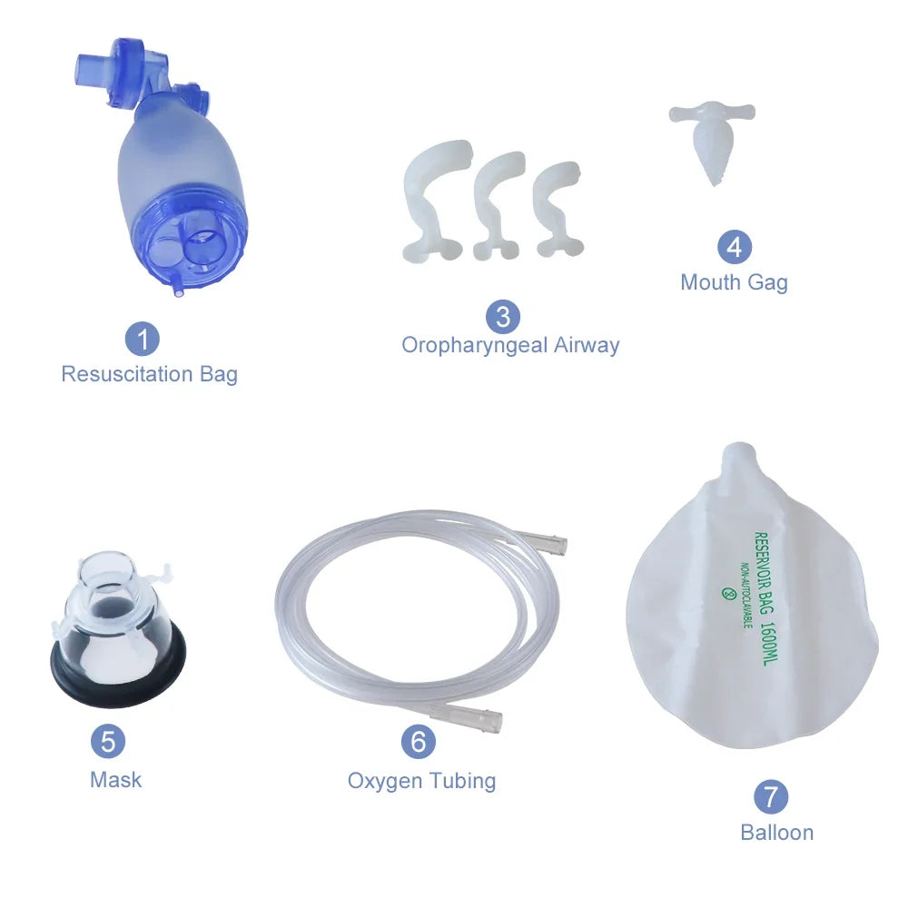 First Aid Manual Resuscitator Portable PVC - ProPawPet.com