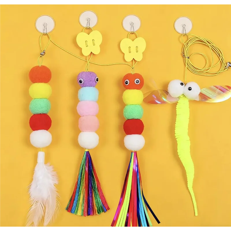 Random Cat Hanging Toy Door Elastic Rope – Cat Toys & Play