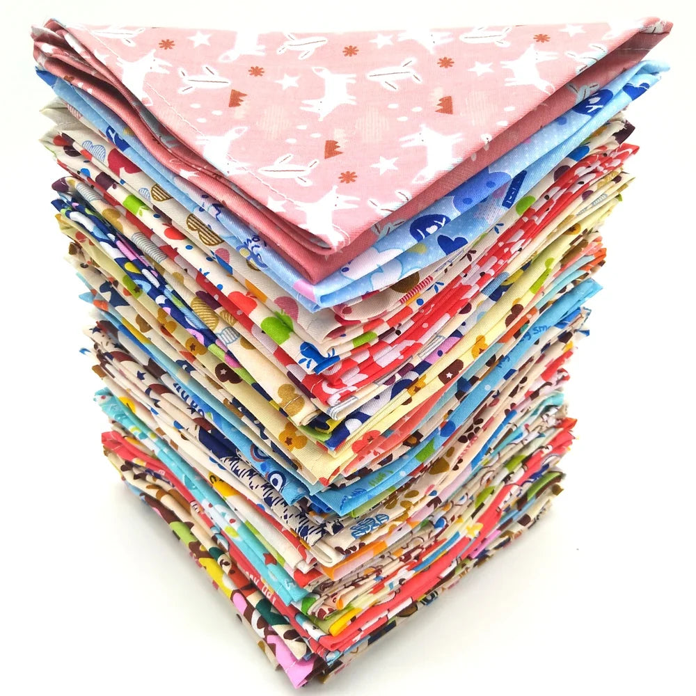 30PCS S/M/L/XL Small Dog Cat Bandana Cotton - ProPawPet.com