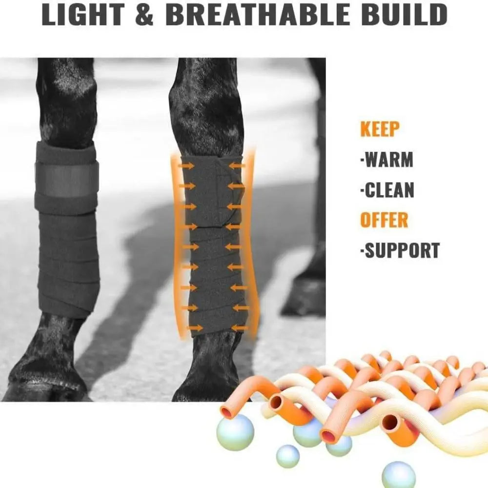 2/4Pcs Set Breathable Horse Leg Bandage - ProPawPet.com