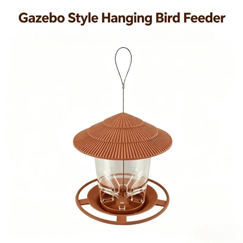 Gazebo Hanging Wild Bird Feeder Automatic - ProPawPet.com