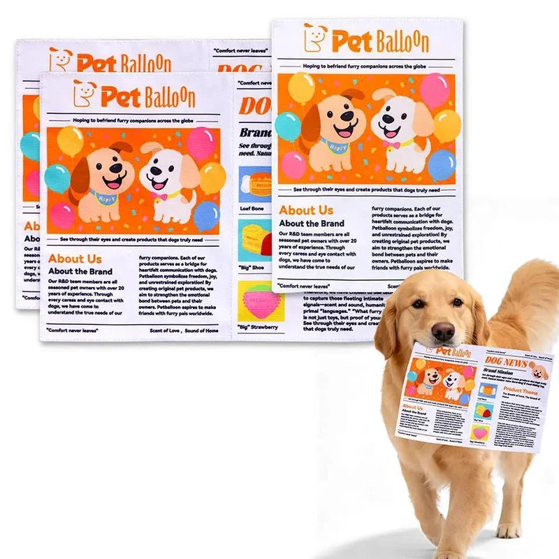 Indestructible Newspaper Dog Toy Creaks - ProPawPet.com